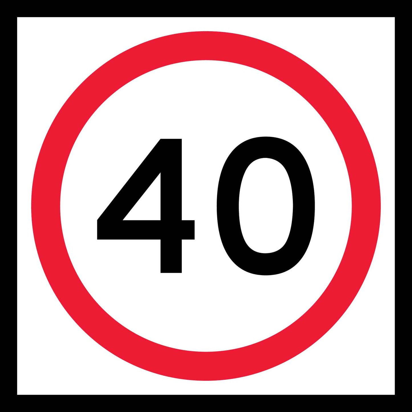 40km Multi Message Traffic Sign - New Signs