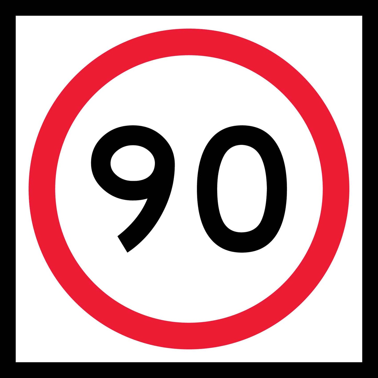 90km Multi Message Traffic Sign - New Signs