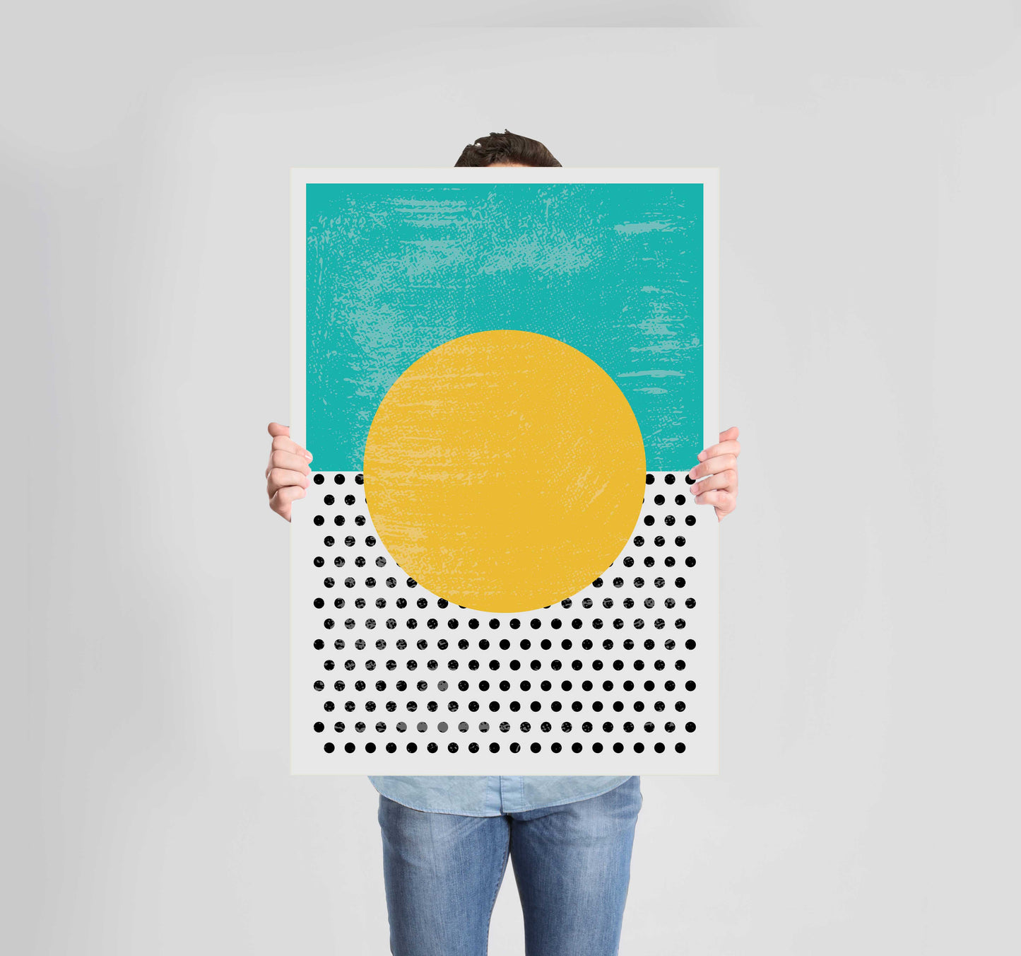 Abstract Shapes Poster Wall Art Prints (Set of 3)