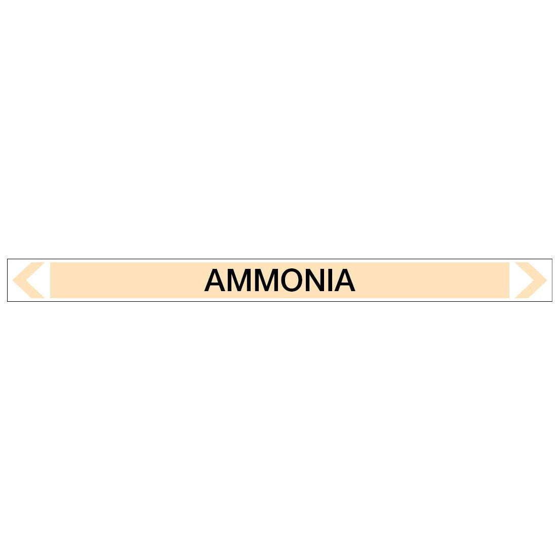 Gases - Ammonia - Pipe Marker Sticker
