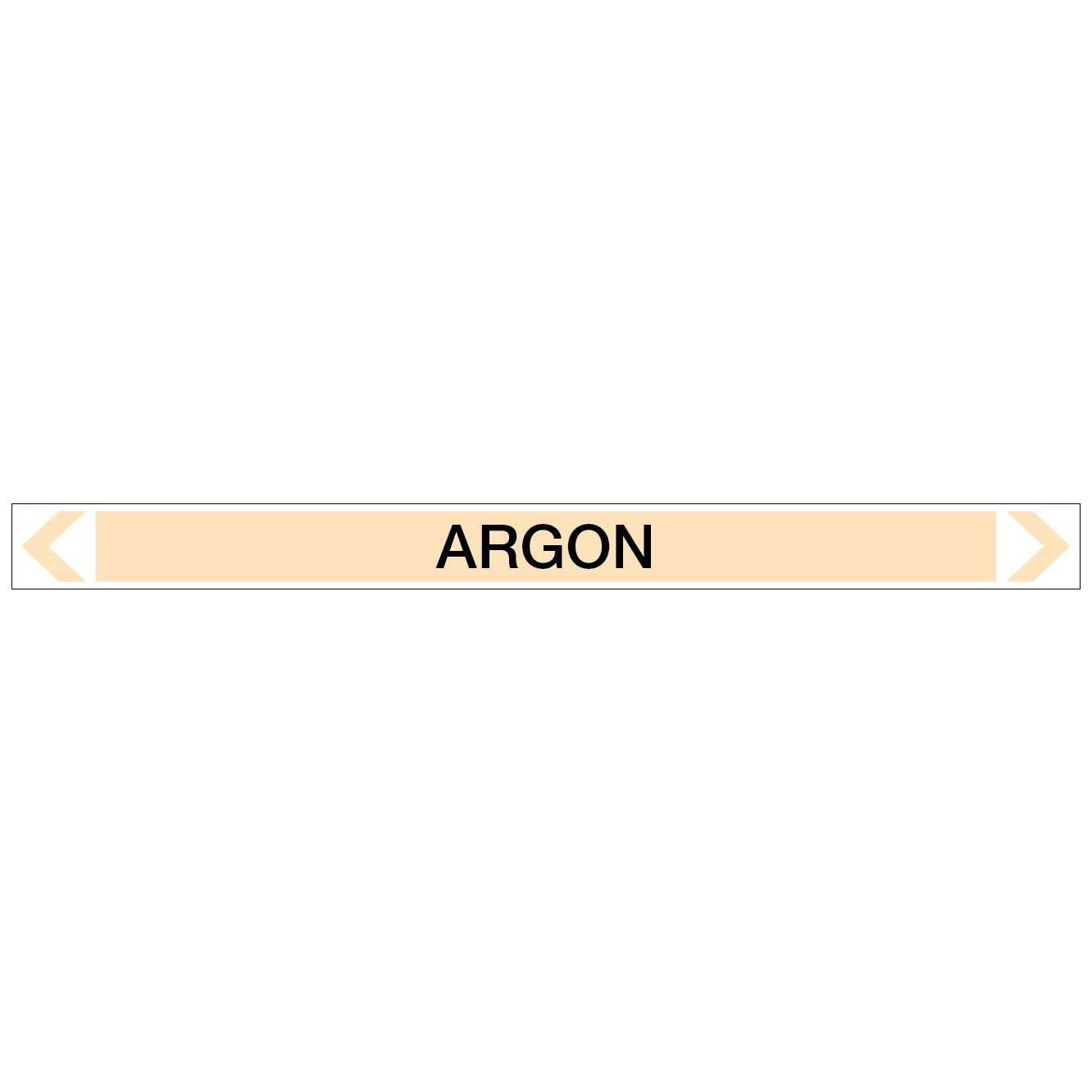 Gases - Argon - Pipe Marker Sticker