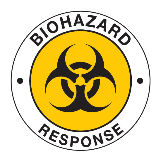 BIOHAZARD RESPONSE Hard Hat Stickers