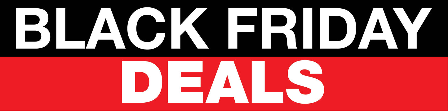 Black Friday Deals - Landscape Corflute Toblerone Signs