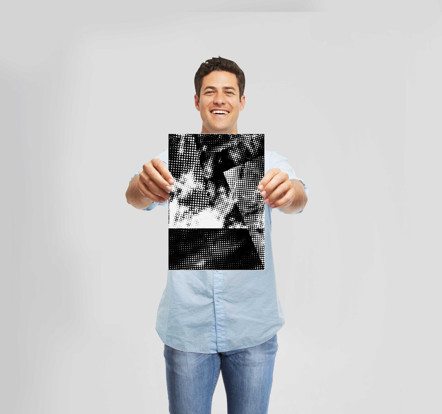 Black Abstract 3 Poster Wall Art Prints