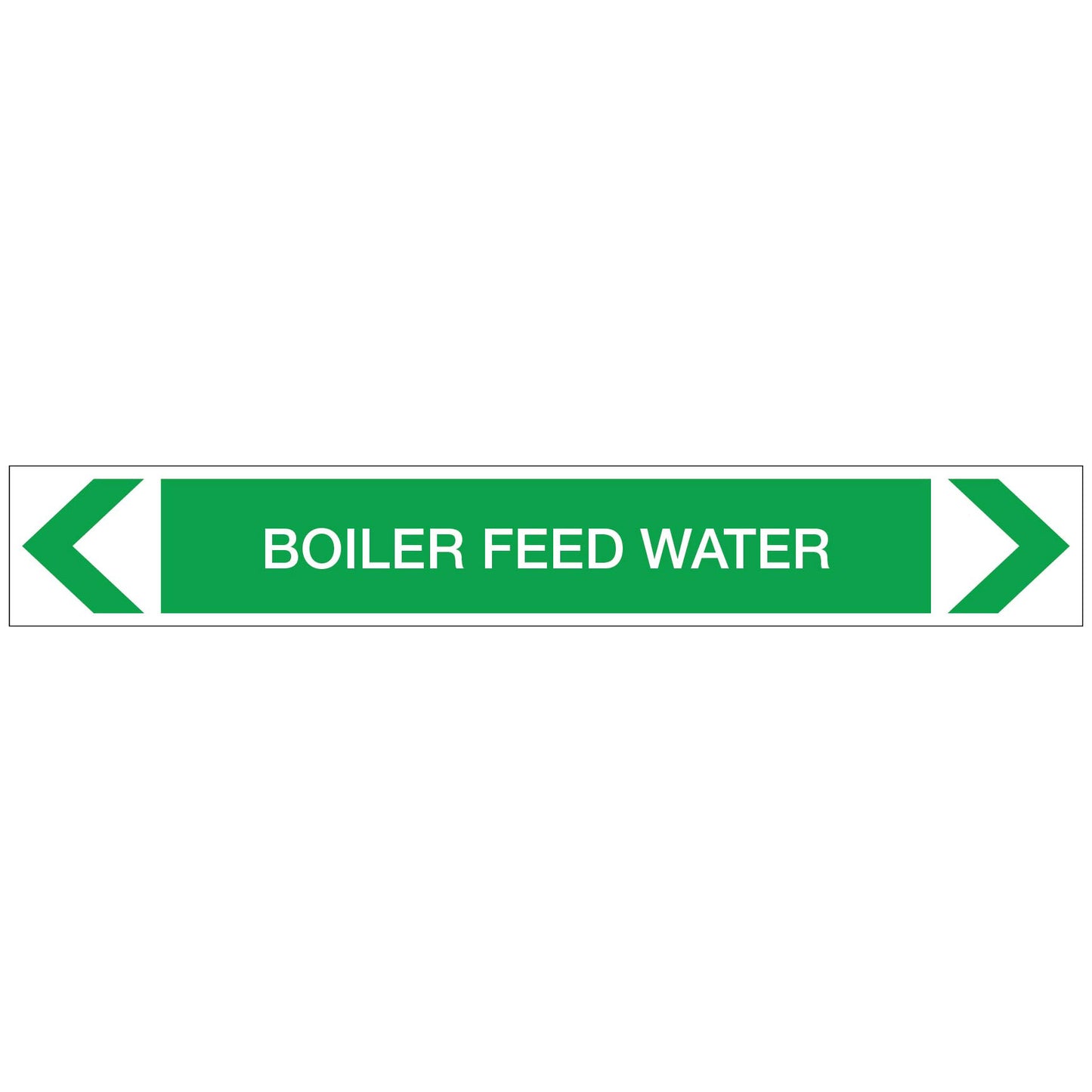 Water - Boiler Feed Water - Pipe Marker Sticker