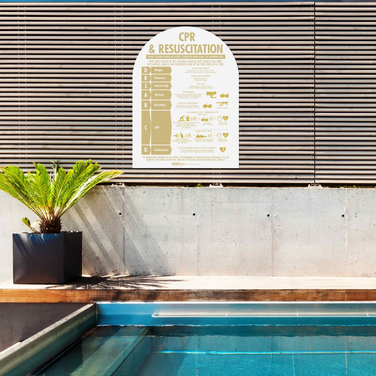 CPR Sign Arch Sunshine