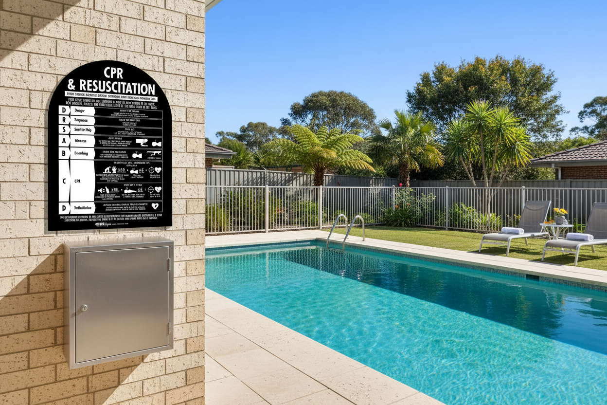 CPR Sign Arch Black Background