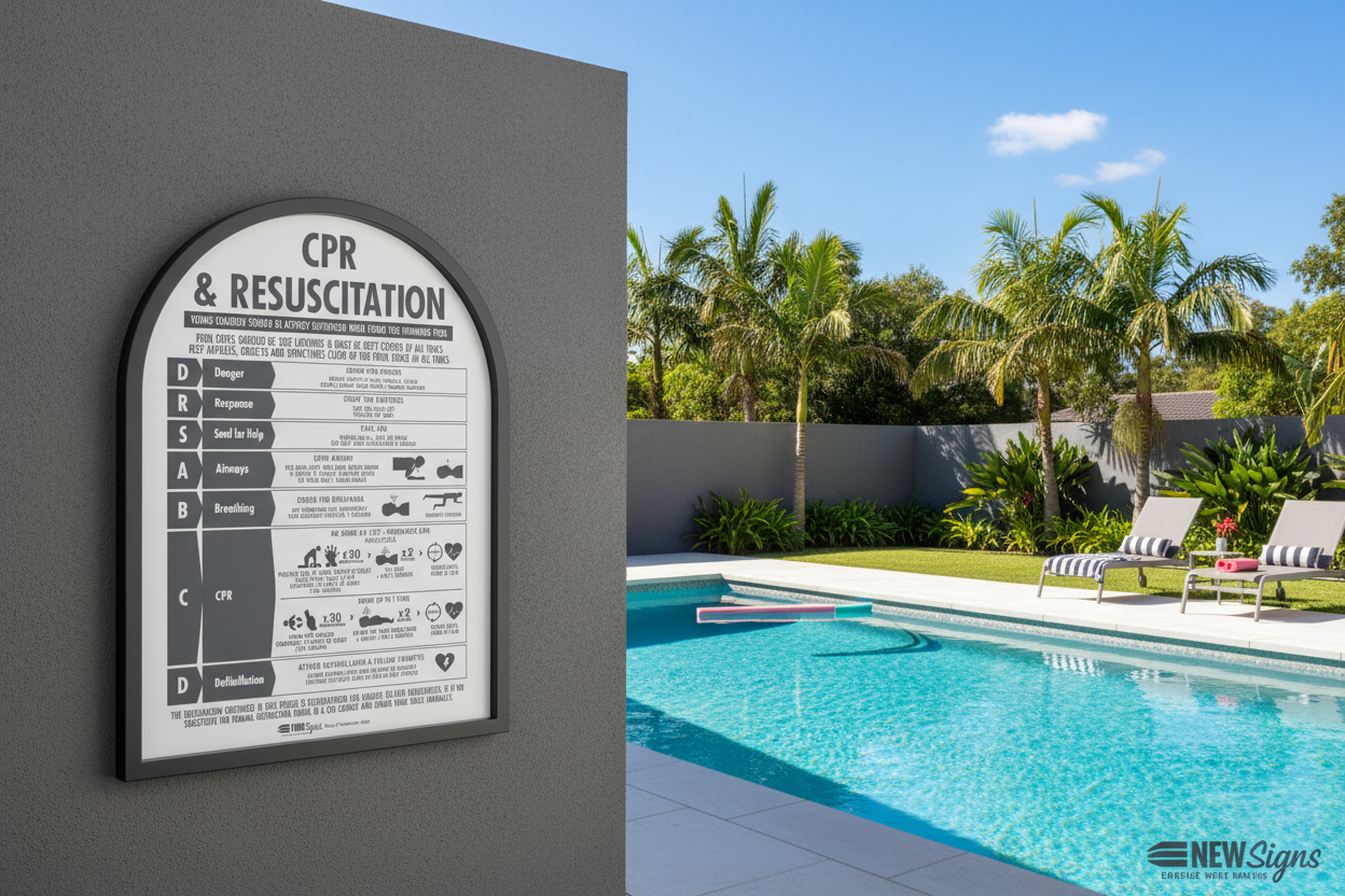 CPR Sign Arch Charcoal