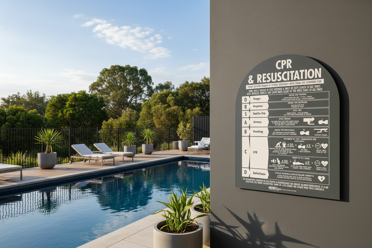 CPR Sign Arch Charcoal Background