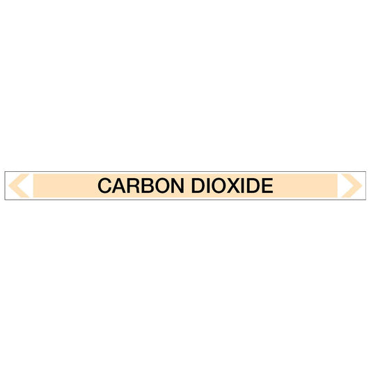 Gases - Carbon Dioxide - Pipe Marker Sticker