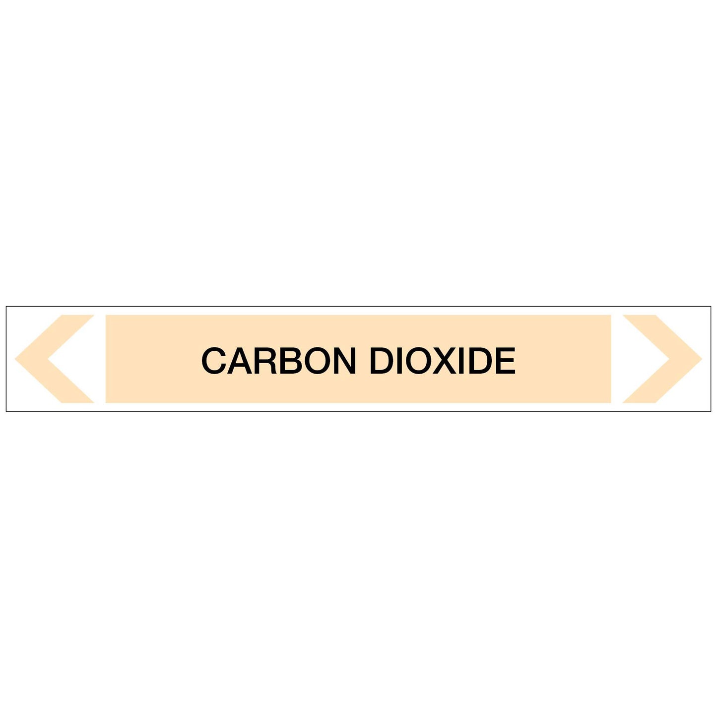 Gases - Carbon Dioxide - Pipe Marker Sticker