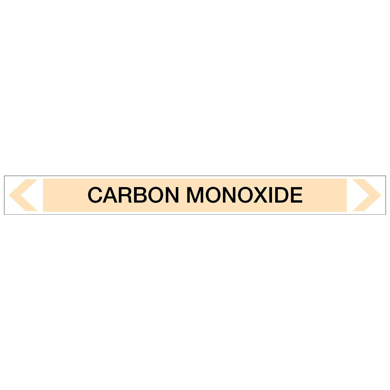 Gases - Carbon Monoxide - Pipe Marker Sticker