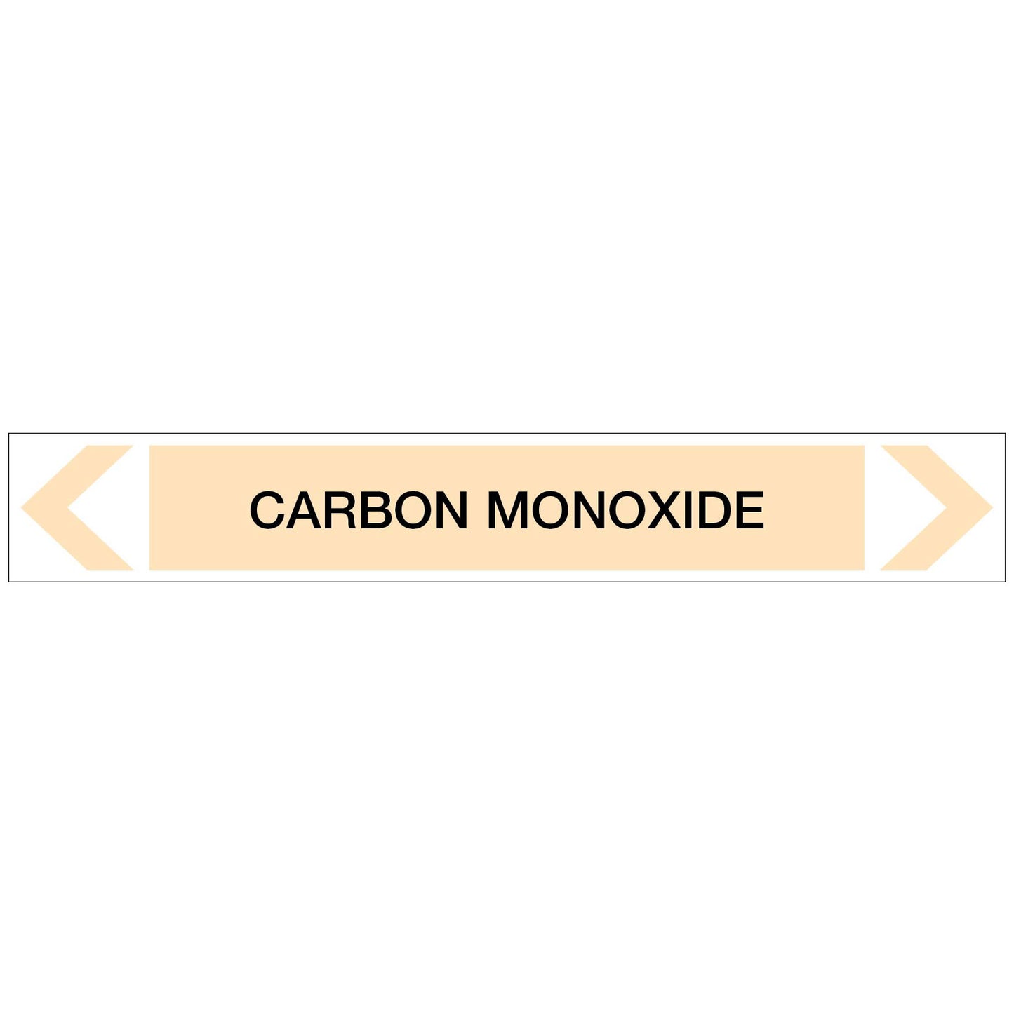 Gases - Carbon Monoxide - Pipe Marker Sticker