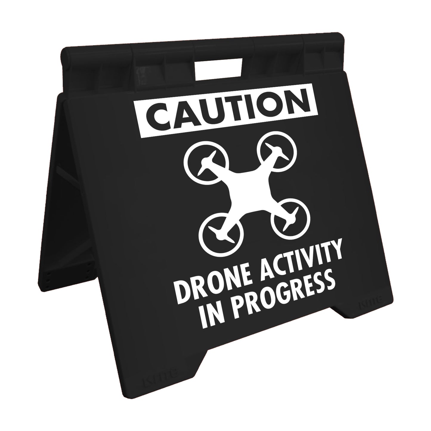 Caution Drone Activity In Progress - Evarite A-Frame Sign