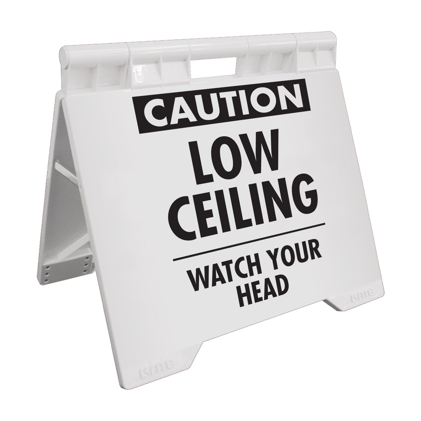 Caution Low Ceiling - Evarite A-Frame Sign
