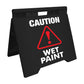 Caution Wet Paint - Evarite A-Frame Sign