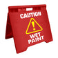 Caution Wet Paint - Evarite A-Frame Sign