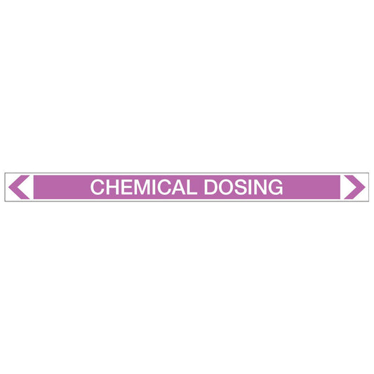 Alkalis / Acids - Chemical Dosing - Pipe Marker Sticker