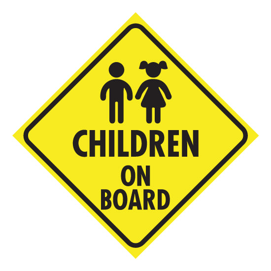Children on Board Vehicle Sticker