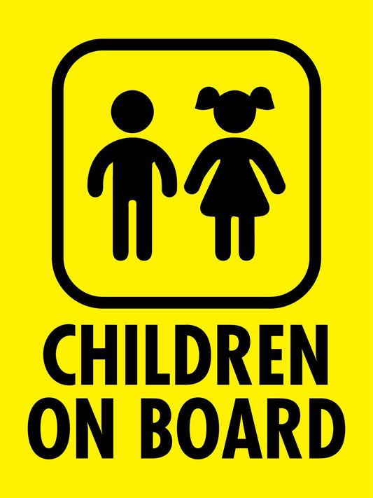 Children on Board Sign