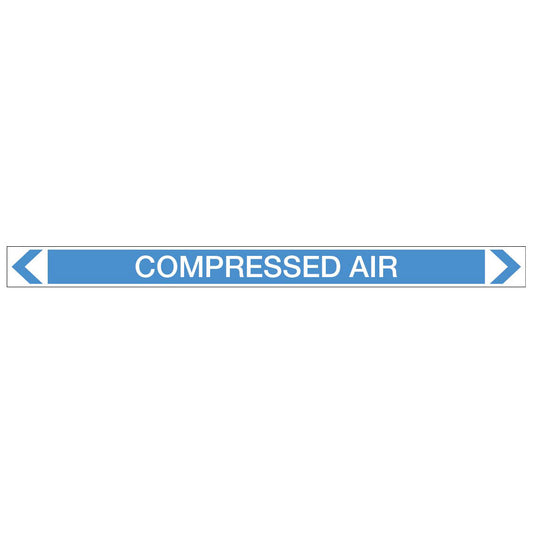 Air - Compressed Air - Pipe Marker Sticker