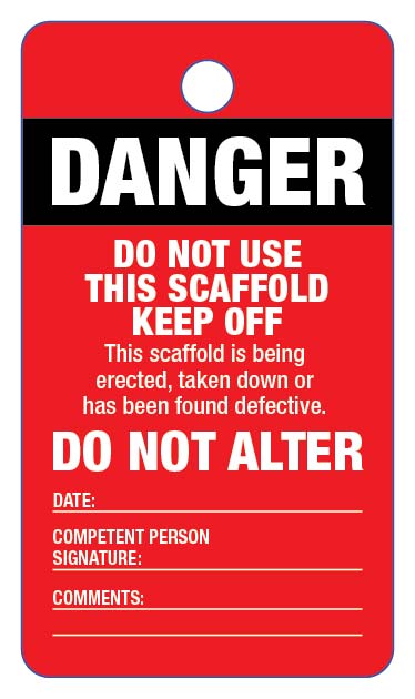 Danger Do Not Alter Lock Out Tag