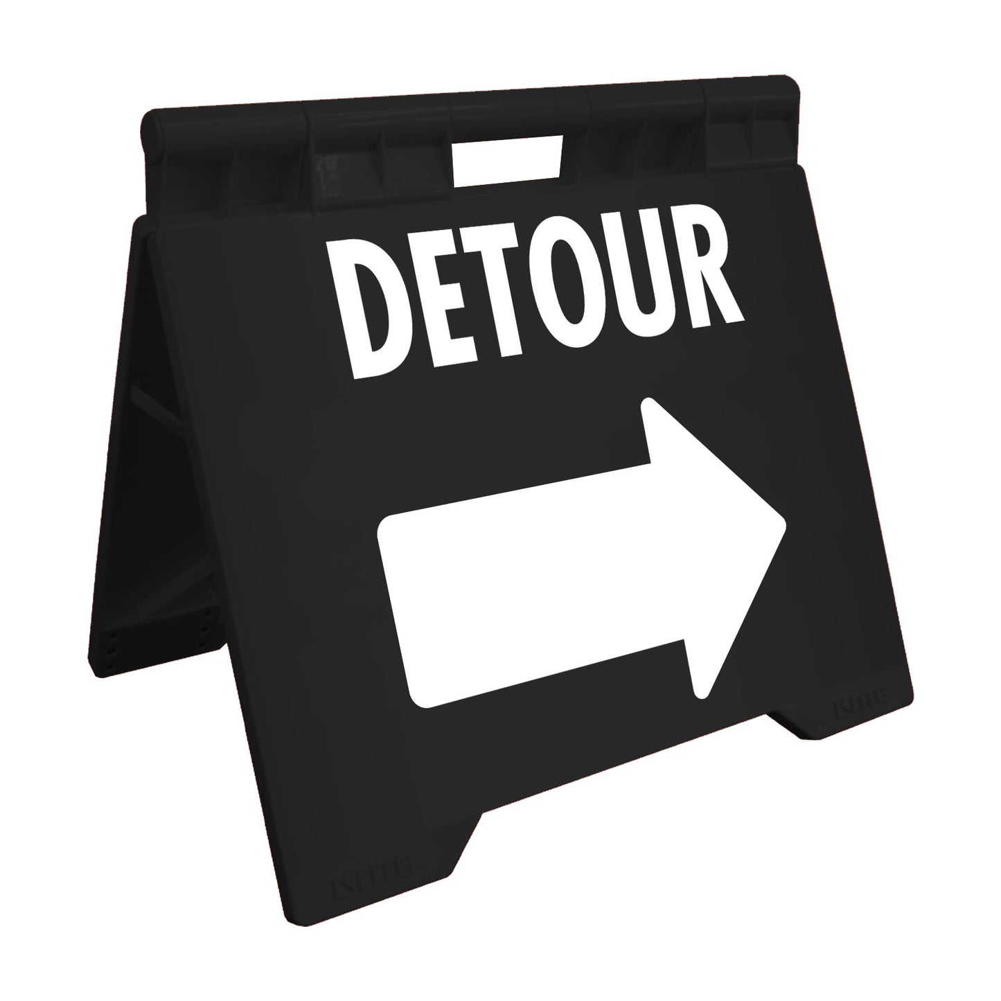 Detour Right - Evarite A-Frame Sign