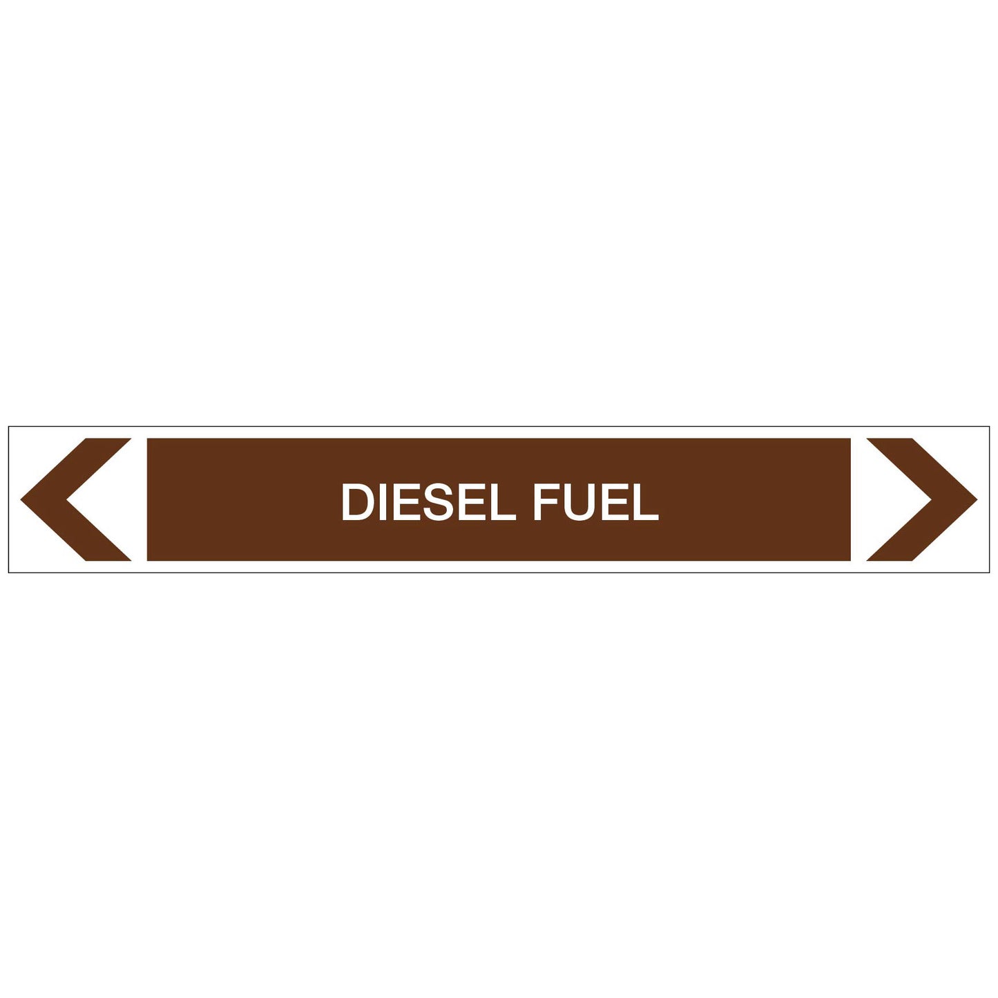 Oils - Diesel Fuel- Pipe Marker Sticker