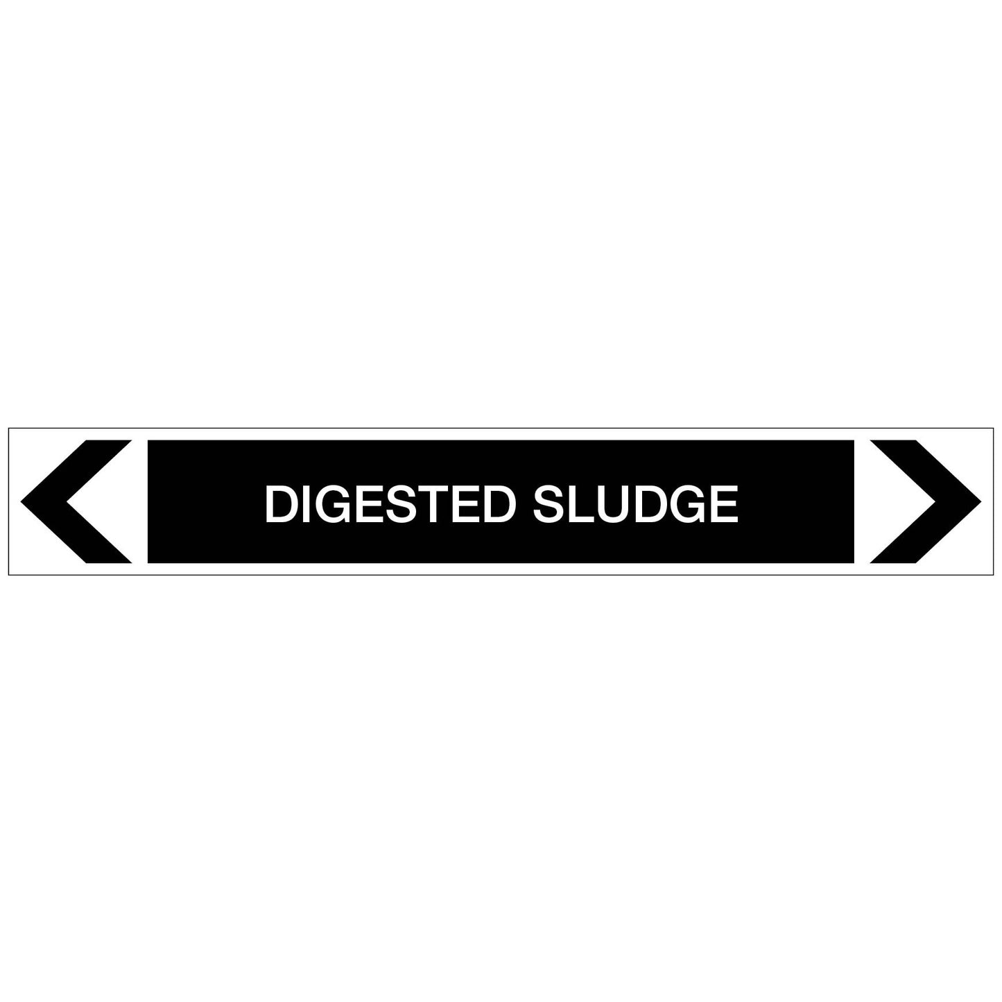 Miscellaneous - Digested Sludge - Pipe Marker Sticker