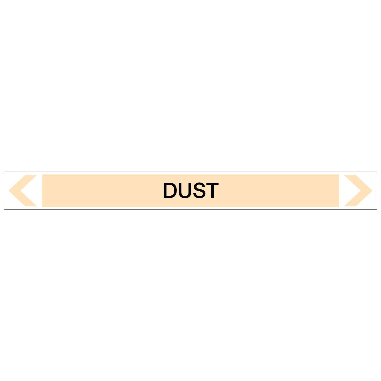 Gases - Dust - Pipe Marker Sticker
