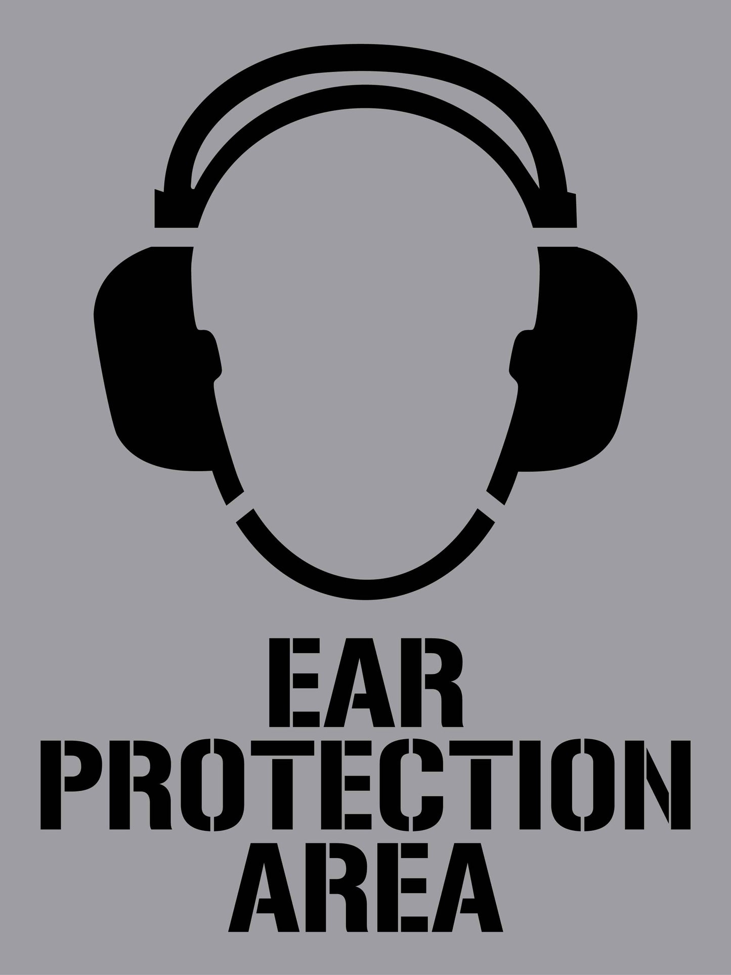 Ear Protection Area - Aluminium Composite Stencil