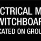 Electrical Main Switchboard Located On Ground - Statutory Sign