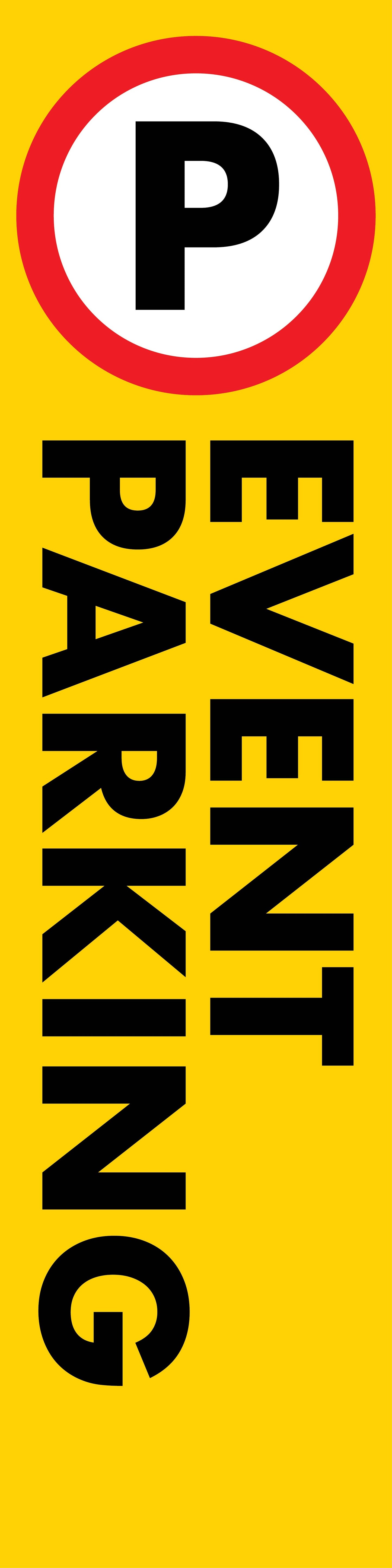 Event Parking - Corflute Bollard Cover