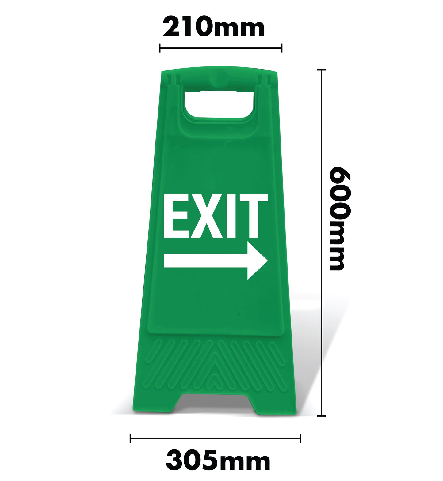 Green A-Frame - Exit Arrow Right