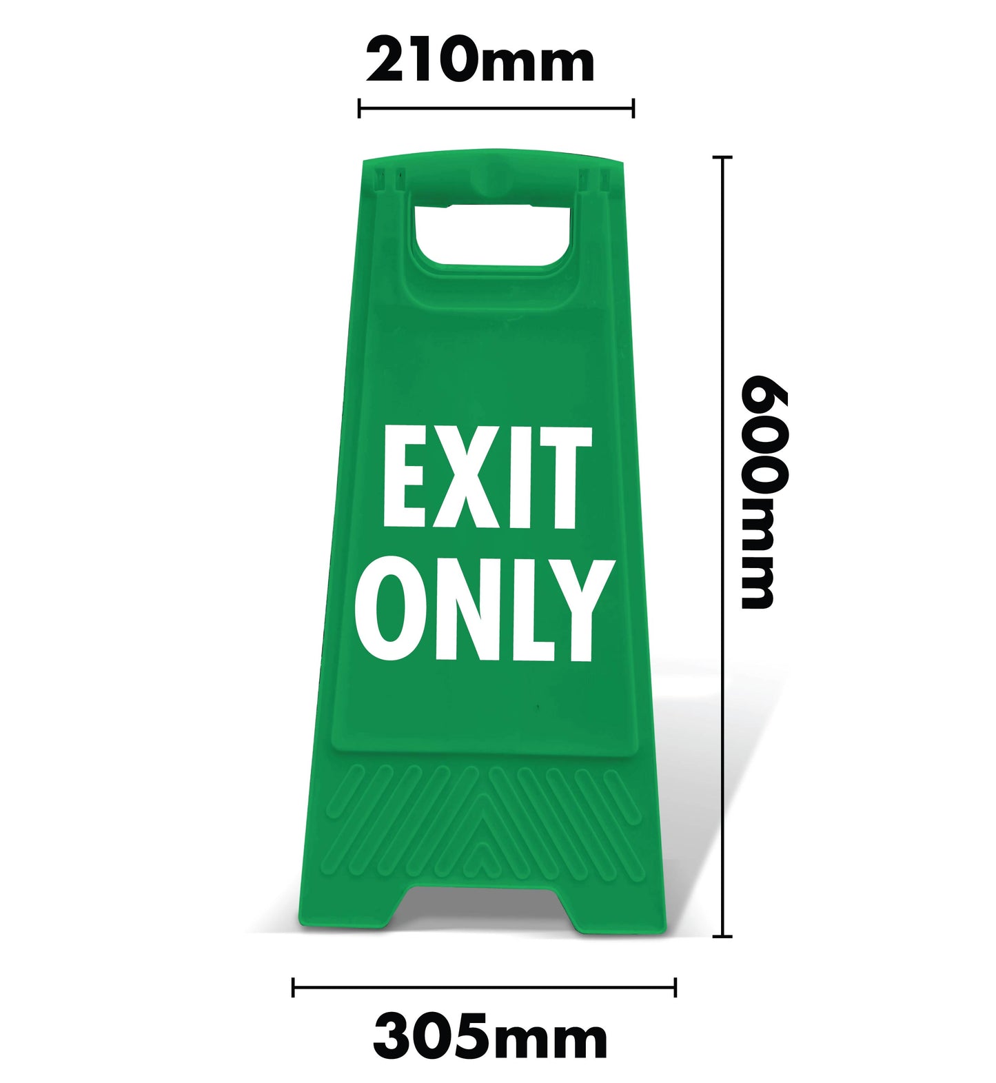 Green A-Frame - Exit Only