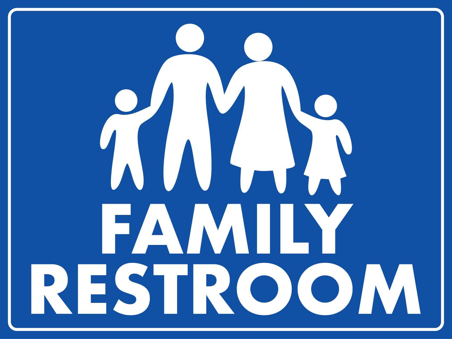 Family Restroom Sign