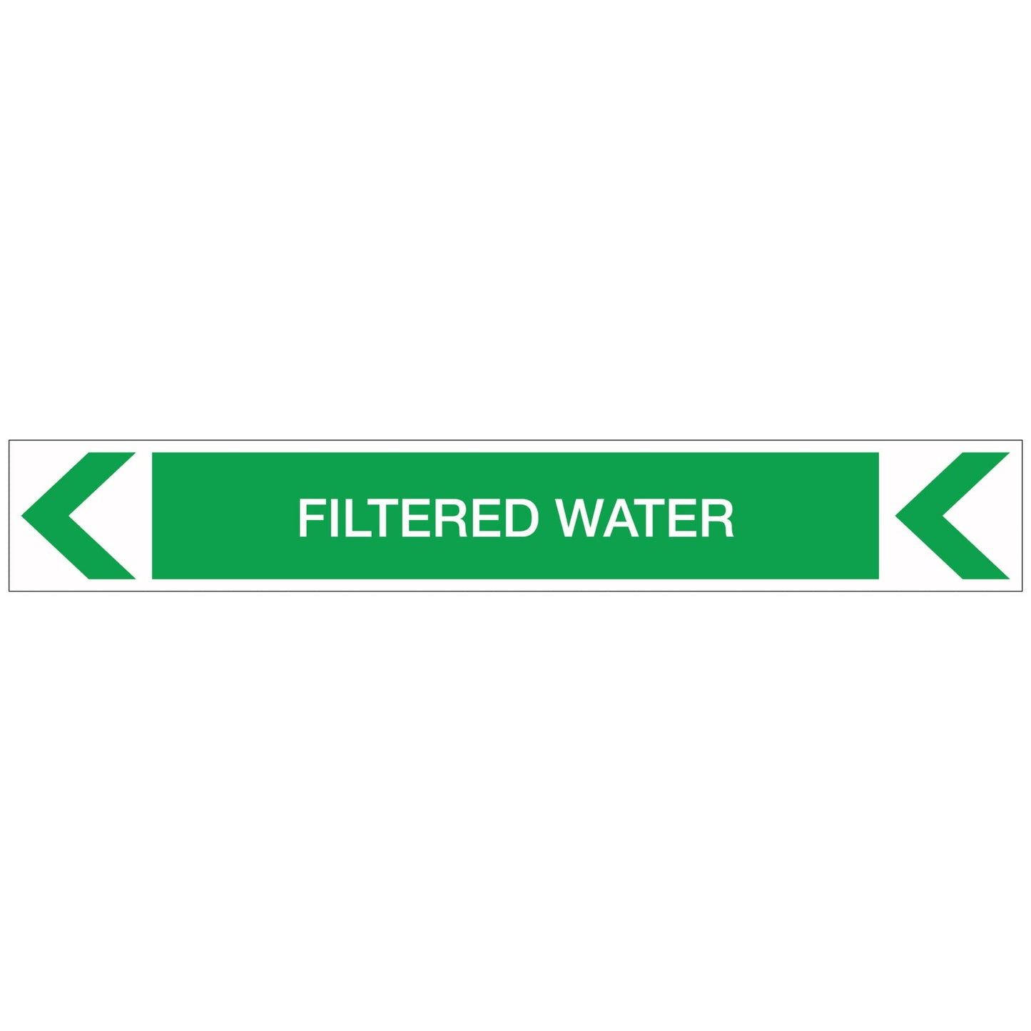 Pool/Spa - Filtered Water (Left) - Pipe Marker Sticker