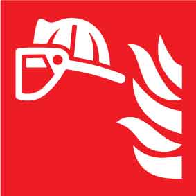 Fire Equipment (Square) Decal