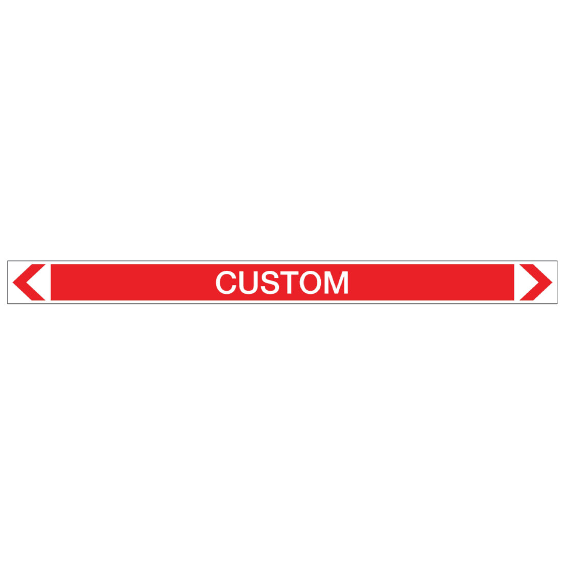 Fire Protection - Custom - Pipe Marker Sticker