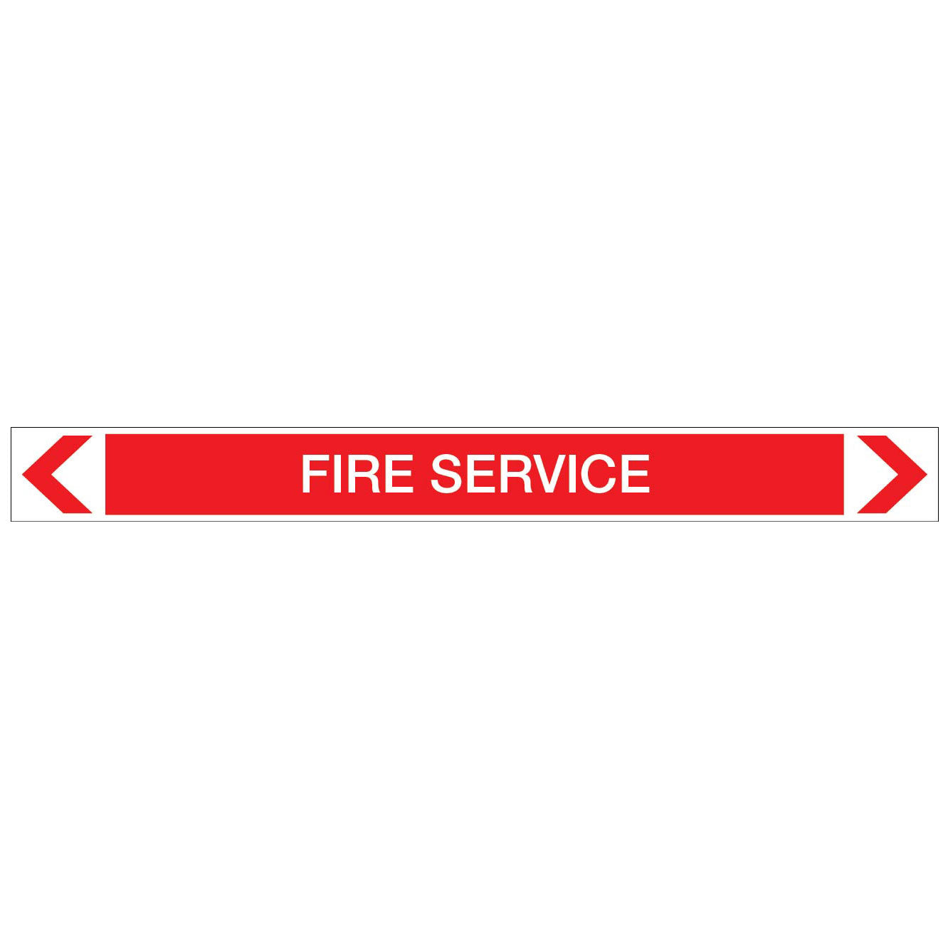 Fire Protection - Fire Service - Pipe Marker Sticker