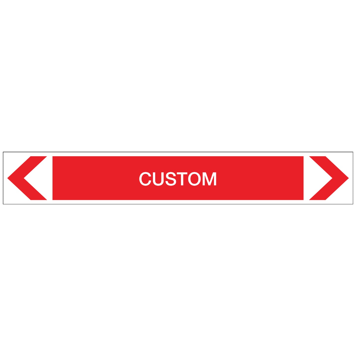 Fire Protection - Custom - Pipe Marker Sticker