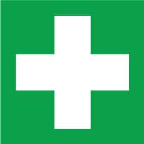 First Aid (Square) Decal