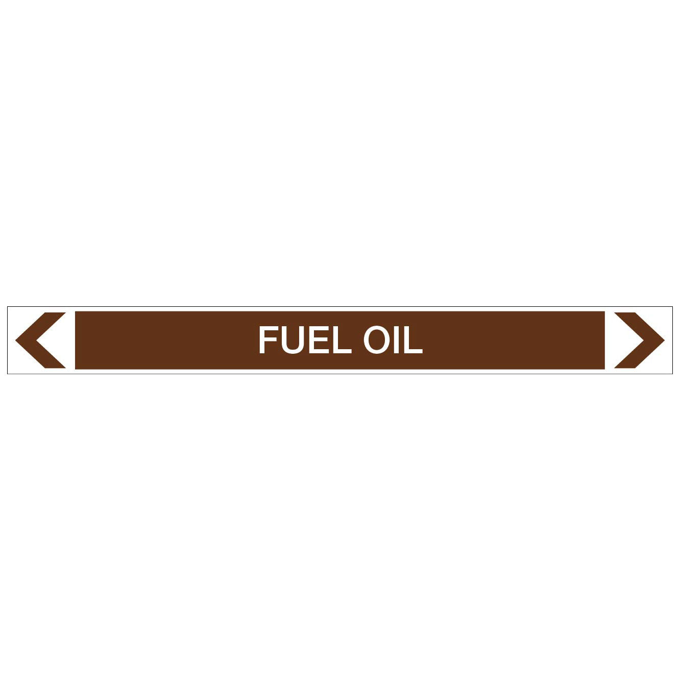 Oils - Fuel Oil - Pipe Marker Sticker