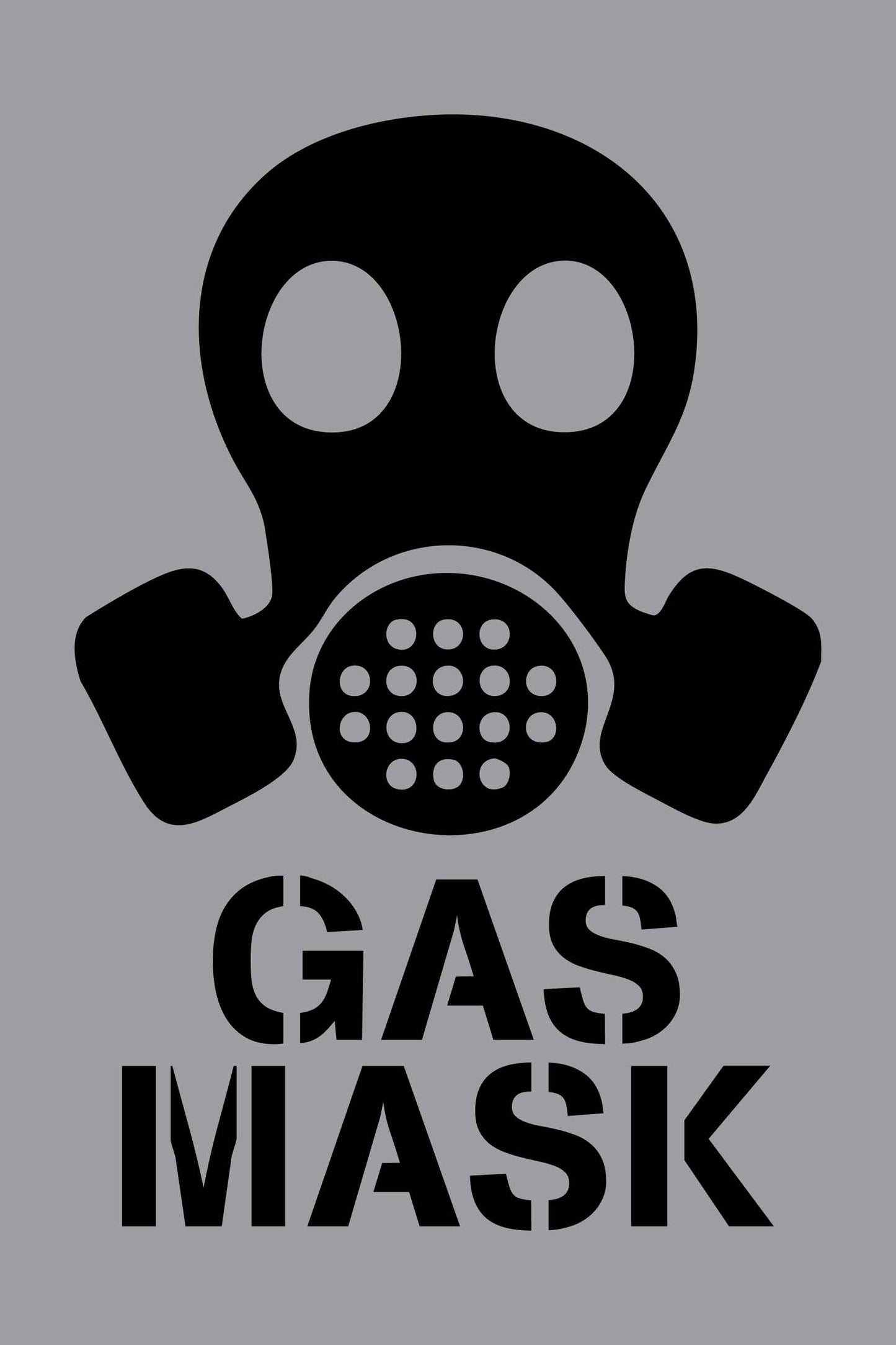 Gas Mask - Aluminium Composite Stencil