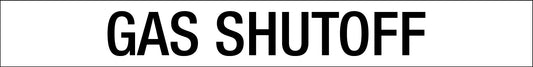 Gas Shutoff - Statutory Sign