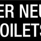 Gender Neutral Toilets - Statutory Sign