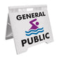 General Public - Evarite A-Frame Sign