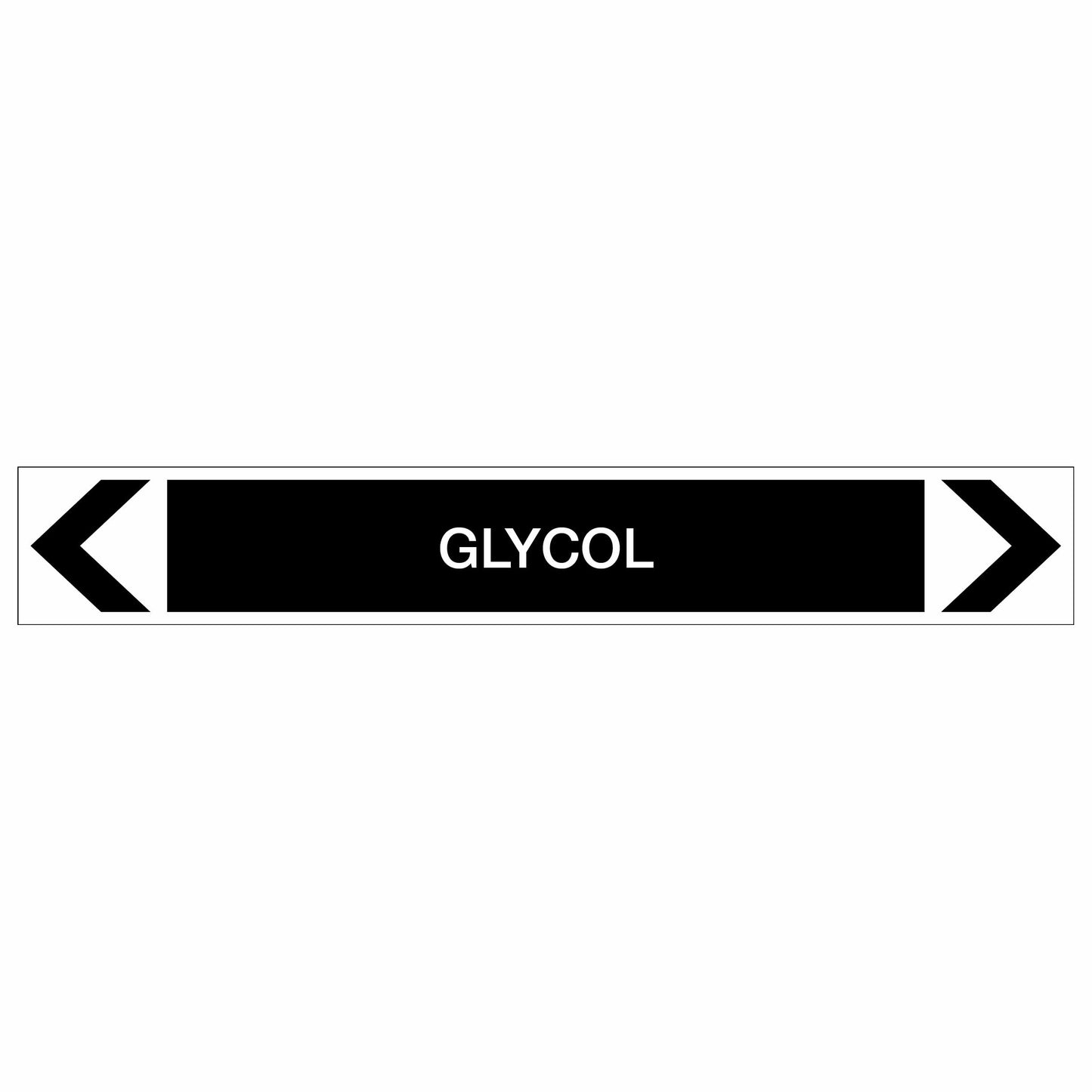 Miscellaneous - Glycol - Pipe Marker Sticker