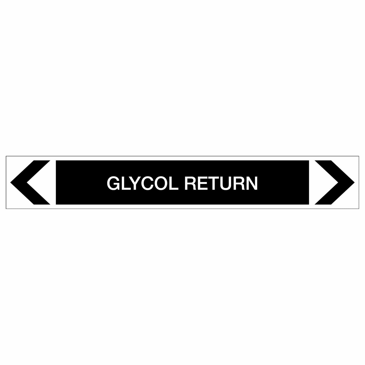 Miscellaneous - Glycol Return - Pipe Marker Sticker