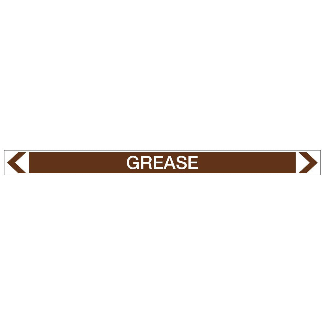 Oils - Grease - Pipe Marker Sticker